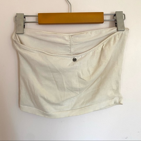 White Garage Tube Top Size S - Picture 5 of 6